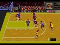 une photo d'Ã©cran de NBA Showdown sur Sega Megadrive